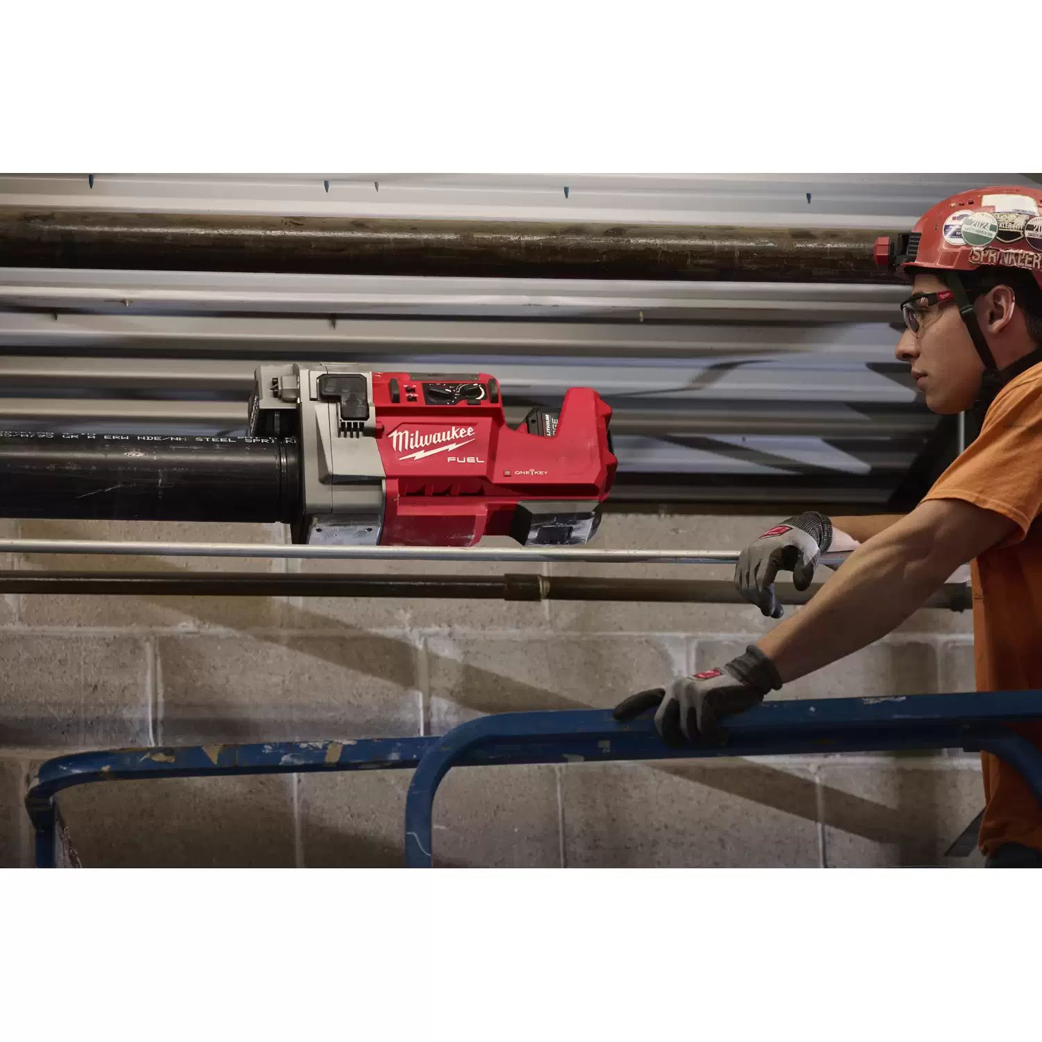 Milwaukee 2927-22 M18 FUEL RINGER Roll Groover for 1-1/4” - 4” Sch 10/40, 6” Sch 10